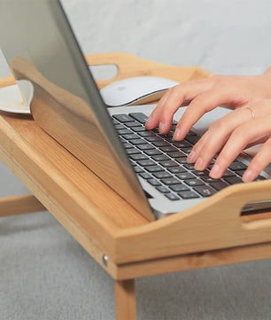 Klaptafel 50cm - Multifunctionele Bedtafel, Laptoptafel & Balkontafel