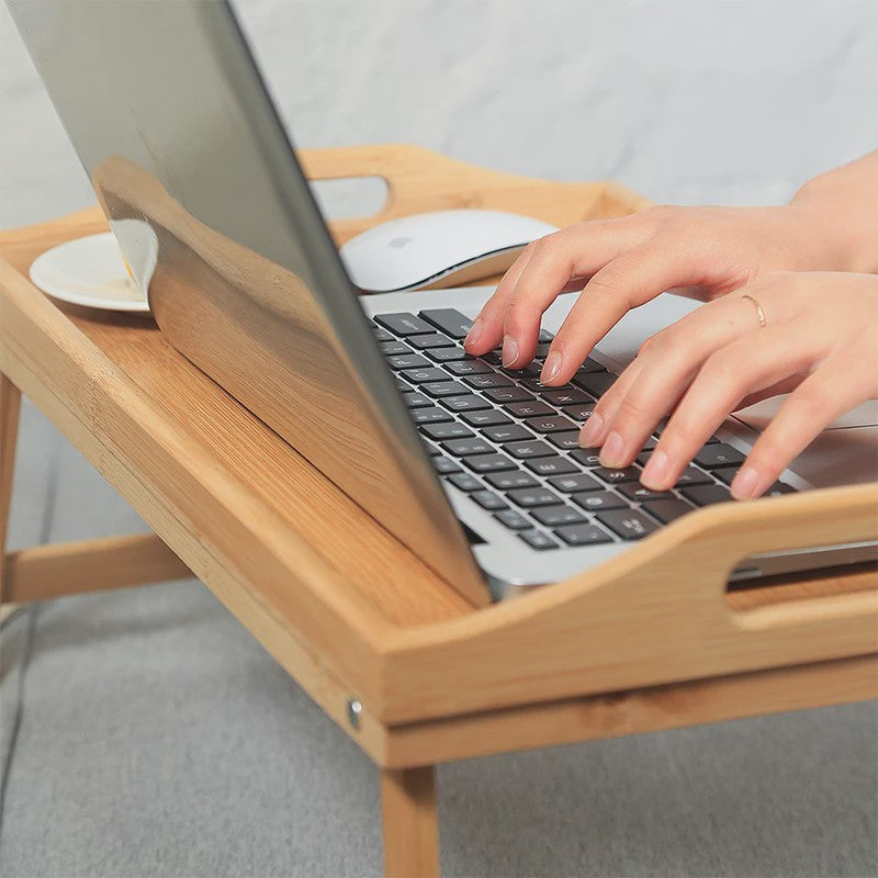Klaptafel 50cm - Multifunctionele Bedtafel, Laptoptafel & Balkontafel