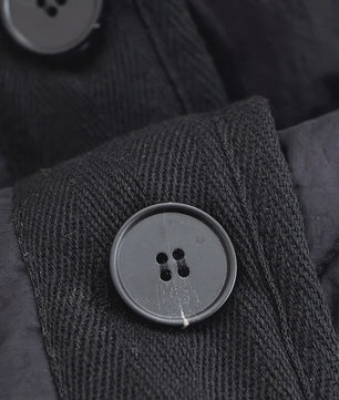 Dames Korte Gewatteerde Jas met Ronde Hals - Stijlvolle Herfst/Winter Casual Jas