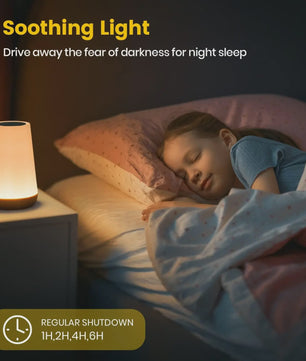 Draagbare Nachtlamp RGB Kleurrijk met Afstandsbediening & Touch Bediening - USB Oplaadbaar