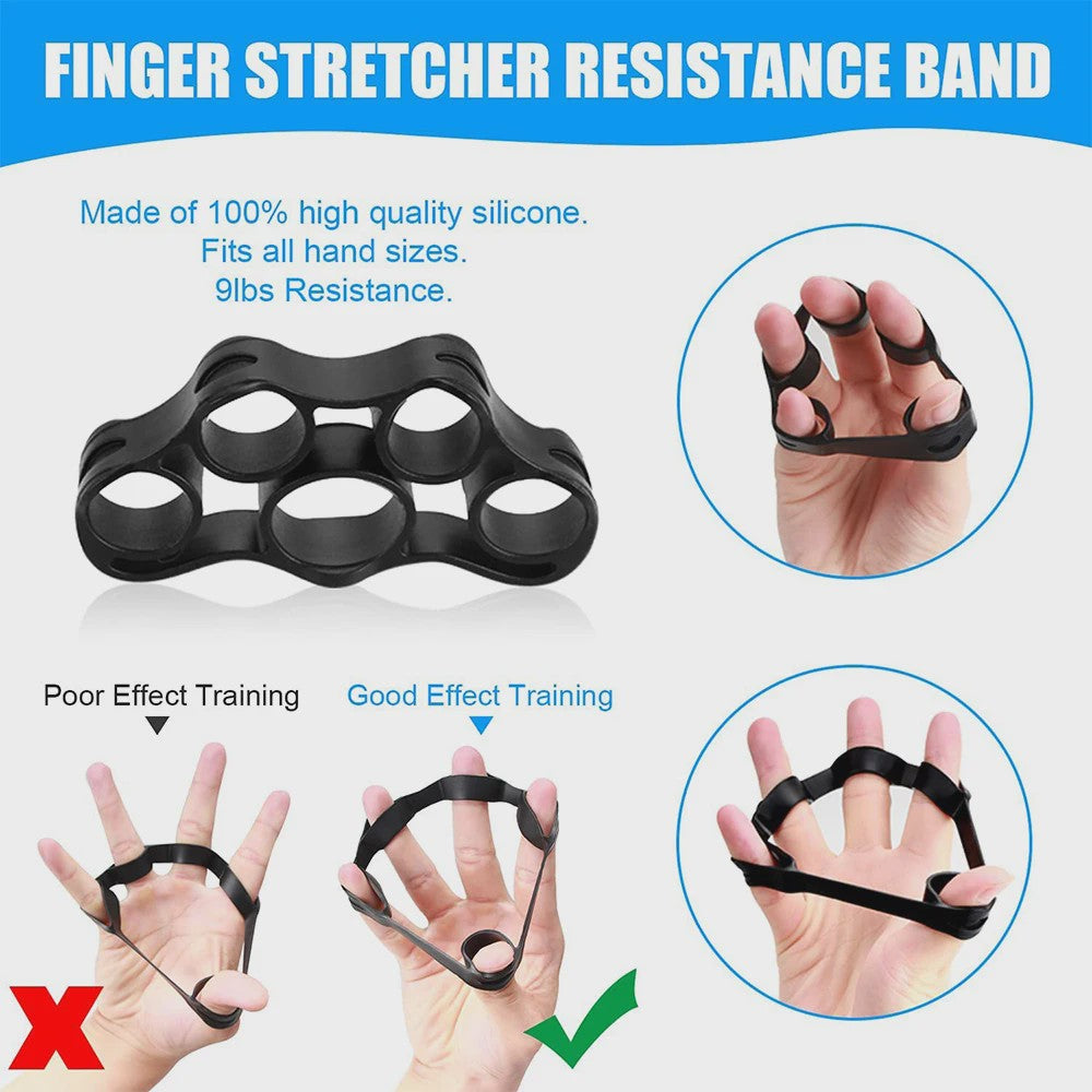 Complete Handtrainer Set: 5-60kg Verstelbare Hand Gripper, Vingerstrekker & Polstrainer