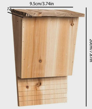 Houten Vleermuishuisje - Natuurlijke Habitat en Decoratie voor Buiten