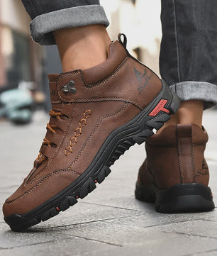 Heren Hoge Fashion Laarzen - Lente/Herfst Outdoor & Hiking Schoenen met Dikke Zool