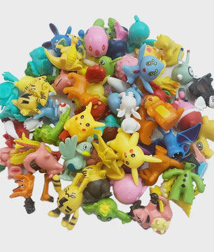 Set van 24 Pokemon Figuren - Diverse Stijlen, 2-3cm - Pikachu, Pokeball & Meer - Leuk Cadeau
