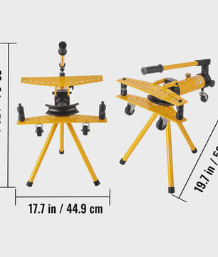 Hydraulische Pijpenbuiger 10 Ton - 13-34mm Diameter - Met 6 Matrijzen