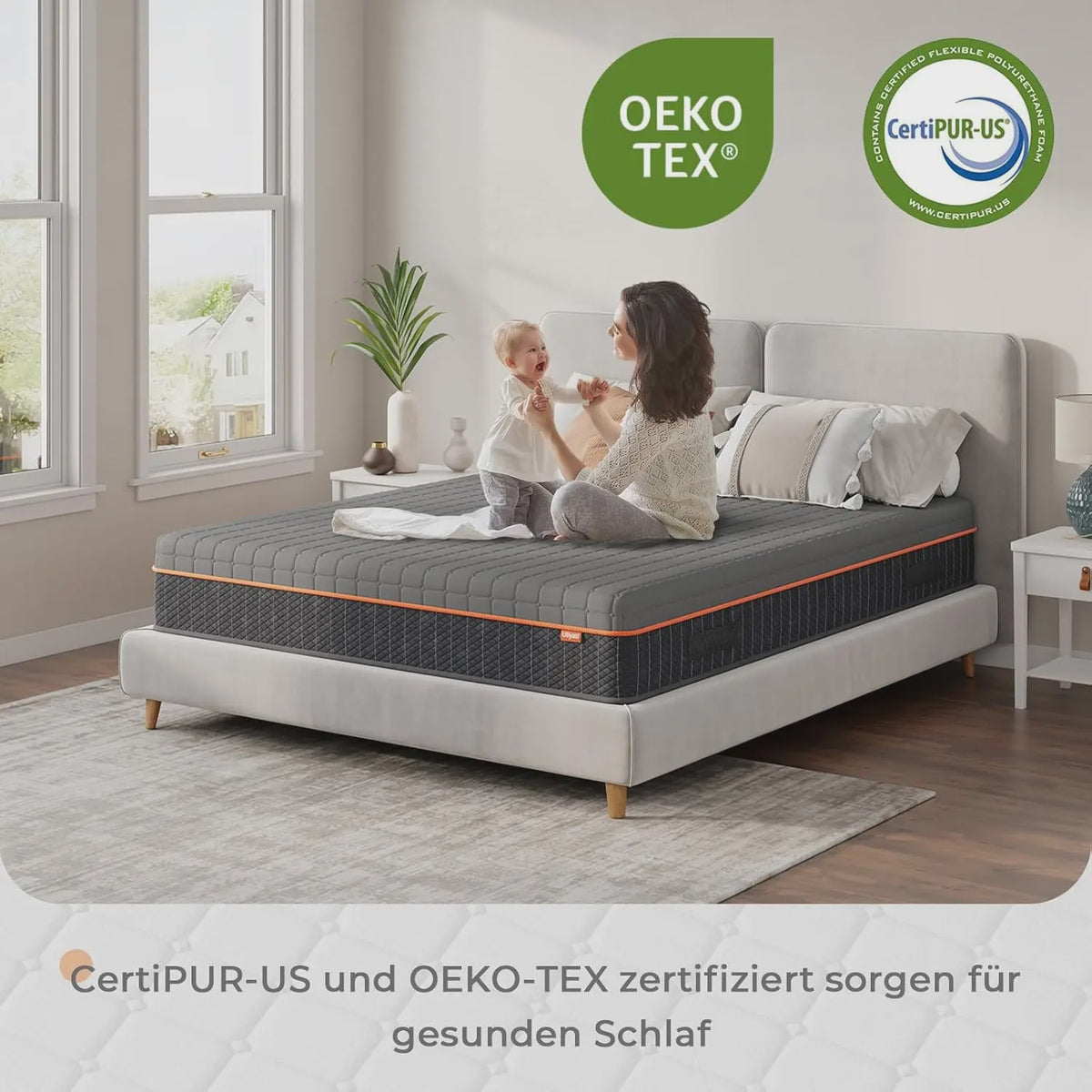 Gel Memory Foam Matras - Drukverlichtend, Koel Slapen & Lichaamssteun (Hardheid 3-4)