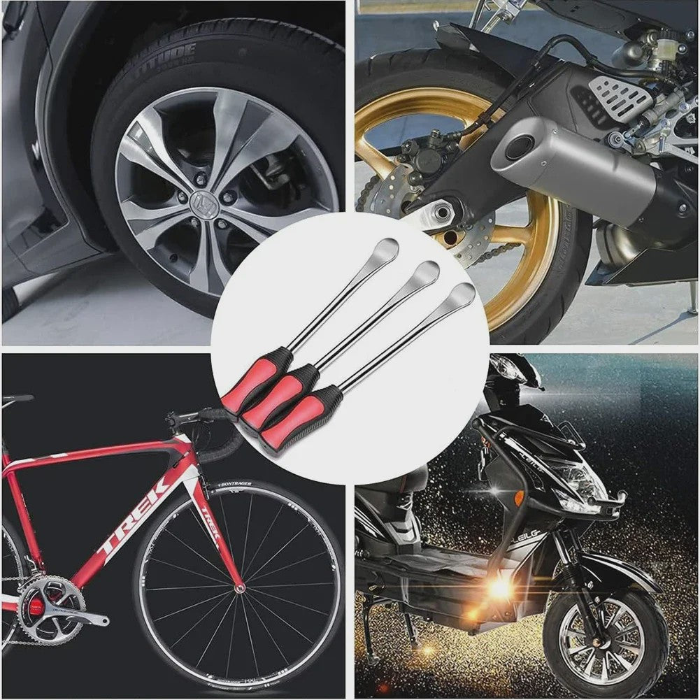 Professionele Bandenwisselset Motor & Fiets - 30cm Levers met Velgbeschermers