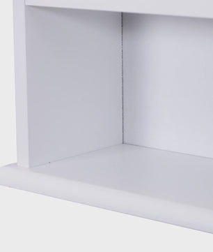Kleankin Bathroom Cabinet with Wall Mirror with 2 Doors 3-Tier Cabinet for Storage Wall Cabinet