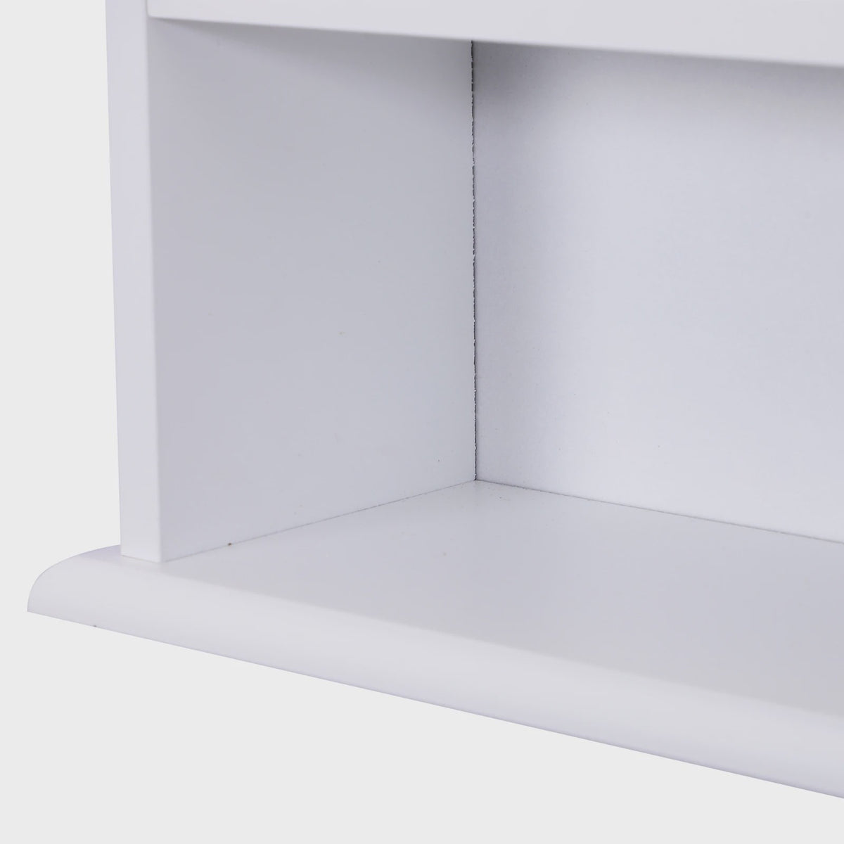 Kleankin Bathroom Cabinet with Wall Mirror with 2 Doors 3-Tier Cabinet for Storage Wall Cabinet