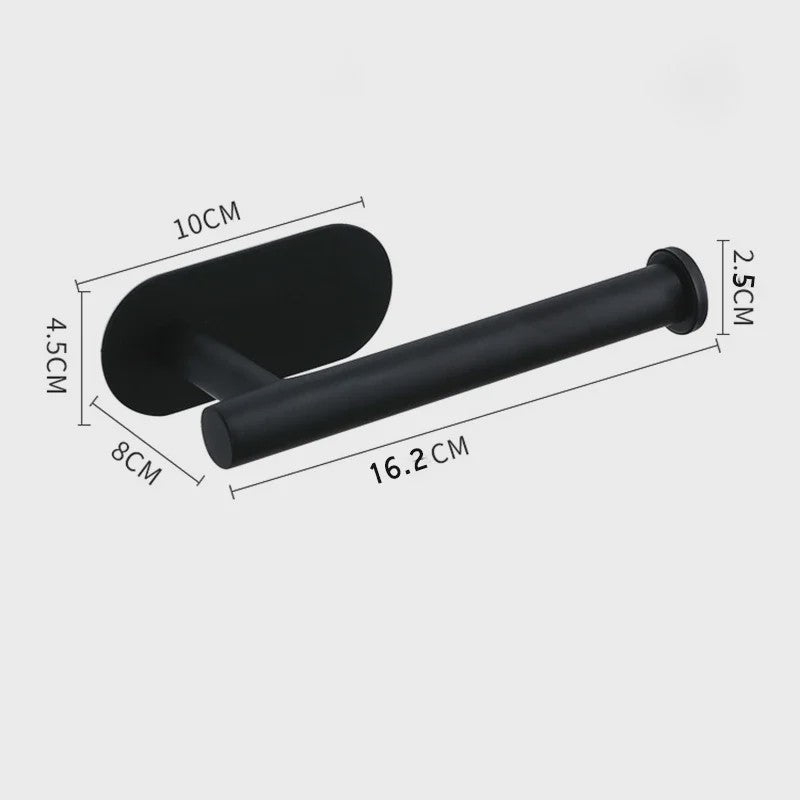Zelfklevende RVS Toiletrolhouder & Keukenrolhouder - Wandmontage