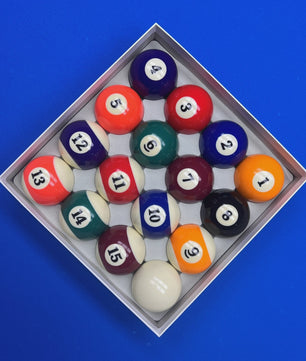 Professionele Billiart Ballen Set - 16 Stuks, 57mm Standaard Maat voor Pooltafel Spelletjes
