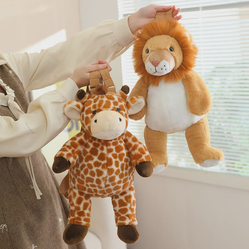 Pluche Dieren Rugzak - 40cm Schattige Knuffel Schoudertas voor Kinderen