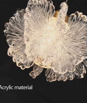 Sfeervolle Acryl Bloem Plafondlamp - Nordic Stijl voor Slaapkamer & Eetkamer