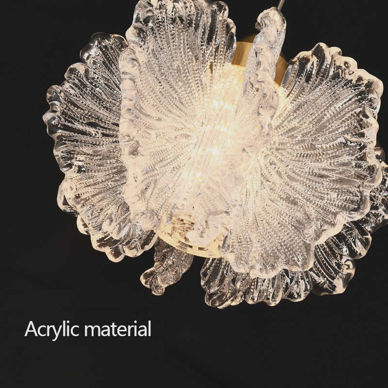 Sfeervolle Acryl Bloem Plafondlamp - Nordic Stijl voor Slaapkamer & Eetkamer