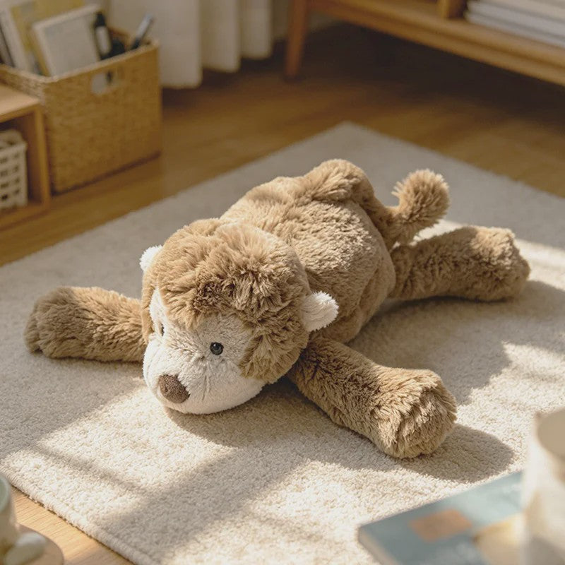 Pluche Olifant & Aap Knuffel - Zacht en Knuffelbaar Speelgoed voor Kinderen (35/52CM)