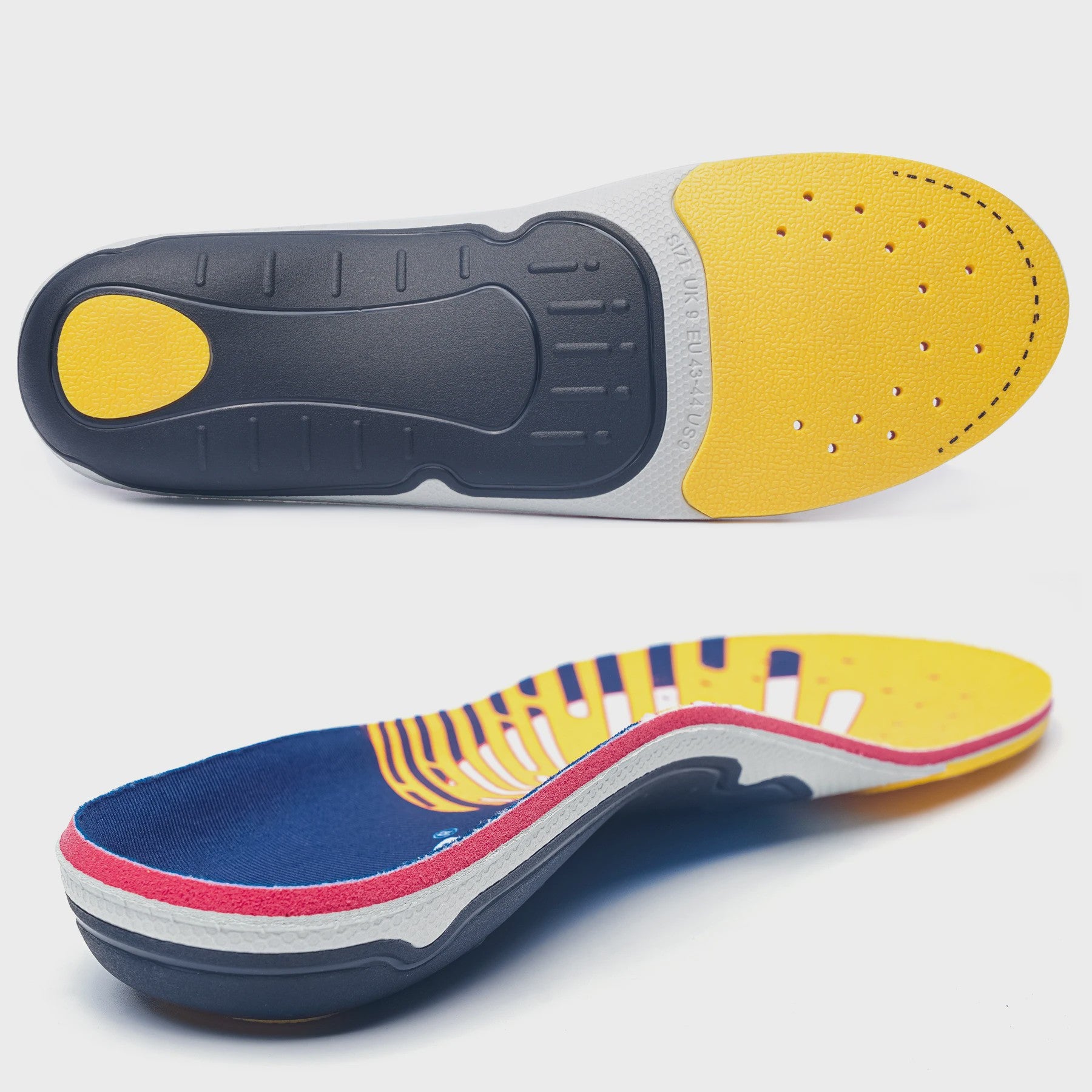 Orthopedische Inlegzolen voor Hoge Boog, Platte Voet & Pijnverlichting - Unisex