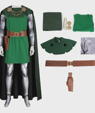Doctor Doom Cosplay Kostuum voor Heren - Compleet Superhelden Outfit