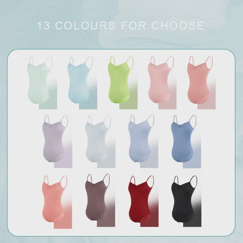 Dans Leotard Dames met Verstelbare Bandjes - Ballet & Gymnastiek Bodysuit