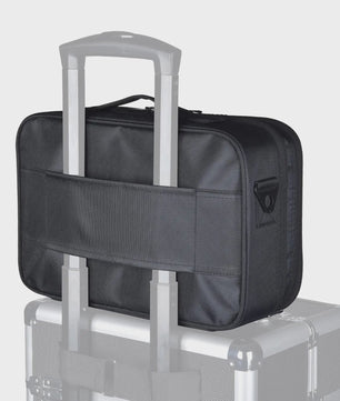 Grote Make-up Koffer met Verstelbare Vakverdeling & Schouderband - Reis Organizer