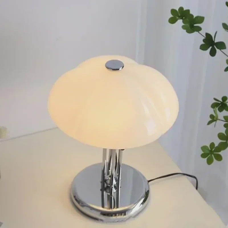 Nordic Pompoen LED Tafellamp - Bauhaus Retro Design voor Sfeervolle Verlichting