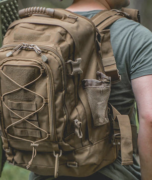 Robuuste Tactische Rugzak 65L - Outdoor, Hiking & Camping - Militaire Stijl