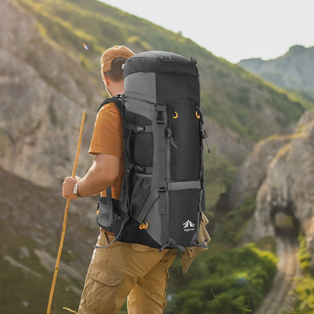 Night Cat Kampeerrugzak 70L/90L - Waterdicht, Lichtgewicht & Ademend - Outdoor Rugzak voor Wandelen & Reizen