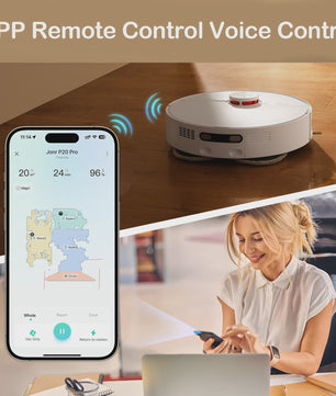 JONR P20 Pro Robotstofzuiger met Dweilfunctie, Automatische Stofopvang en Drogen