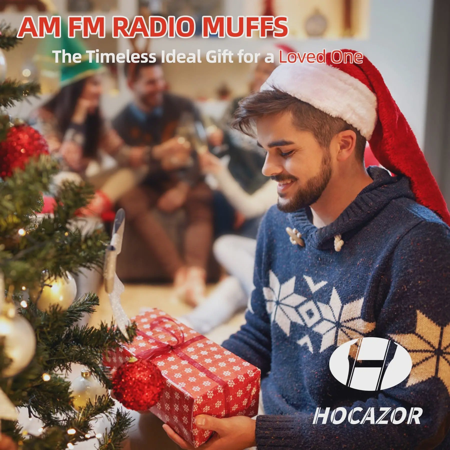 HOCAZOR Gehoorbescherming Koptelefoon met FM/AM Radio - NRR 25dB