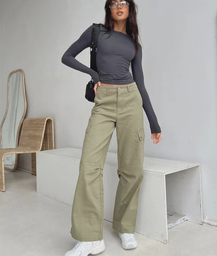 Dames Basic Longsleeve T-shirt - Slim Fit, Lente & Herfst