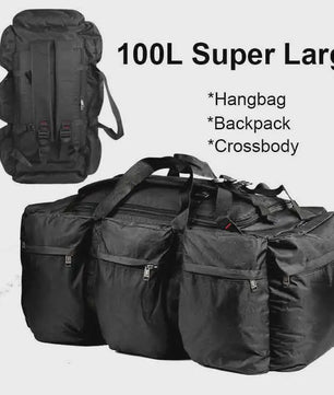 100L Grote Reistas Backpack - Waterbestendig & Duurzaam voor Outdoor Avonturen
