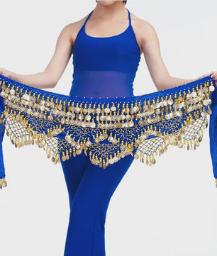 Buikdans Heupketting met Munten - Dansgordel voor Danseressen