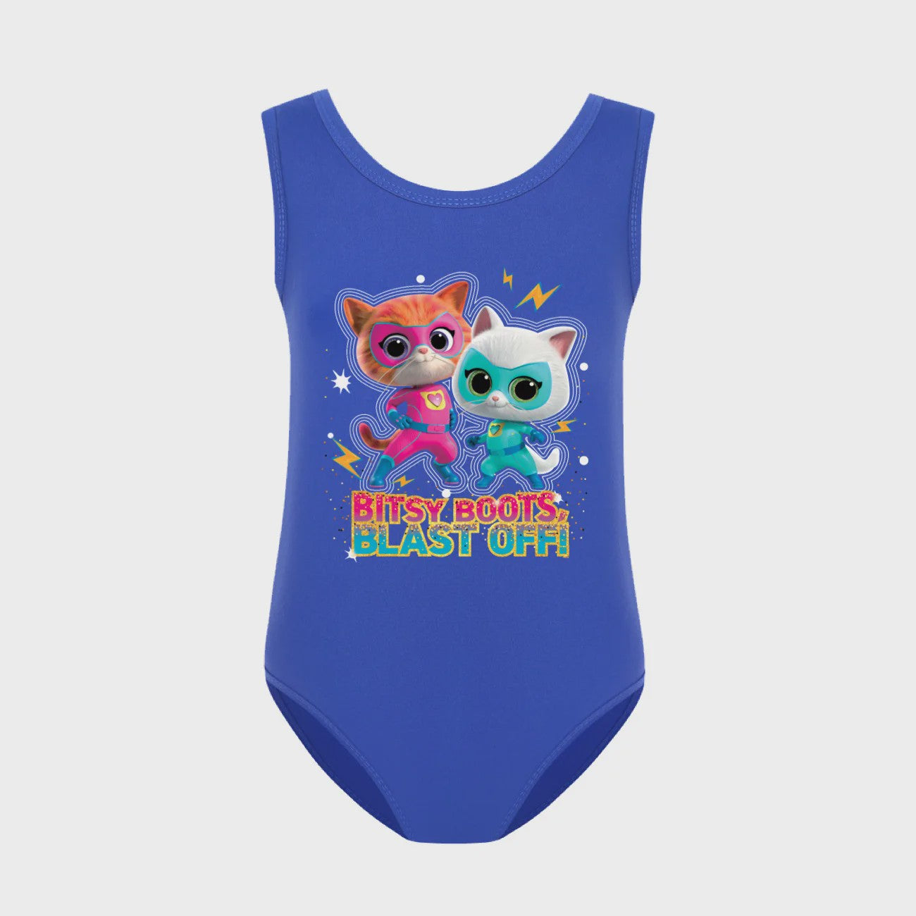 Super Kitties Kinder Zwempakje - Meisjes Badpak met Gabby Katten Print