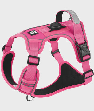 Honden Tuigje met AirTag Houder - Anti-Trek, Reflecterend & Waterdicht Vest voor Kleine/Middelgrote Honden