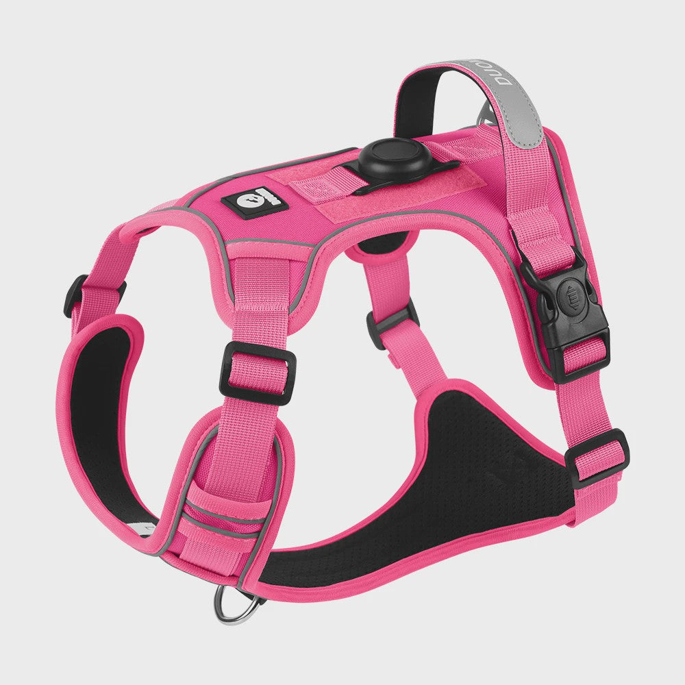 Honden Tuigje met AirTag Houder - Anti-Trek, Reflecterend & Waterdicht Vest voor Kleine/Middelgrote Honden