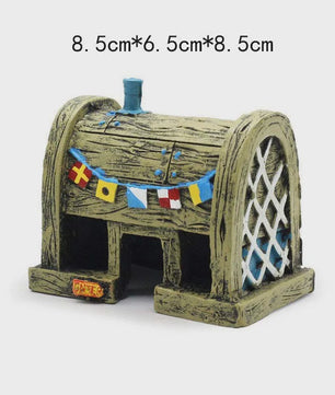 SpongeBob Actiefiguren & Aquarium Decoratie Set - Kinderfeest Cadeau