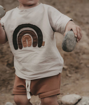 Zomer T-shirt met IJspje Print voor Baby's en Peuters - Katoen, Korte Mouw