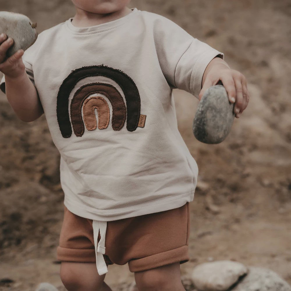 Zomer T-shirt met IJspje Print voor Baby's en Peuters - Katoen, Korte Mouw
