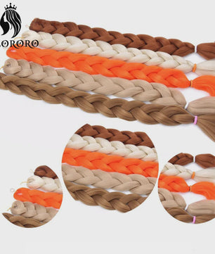 Alororo Jumbo Braids Haarverlenging - 82 Inch Synthetisch Hittebestendig Vlecht Haar