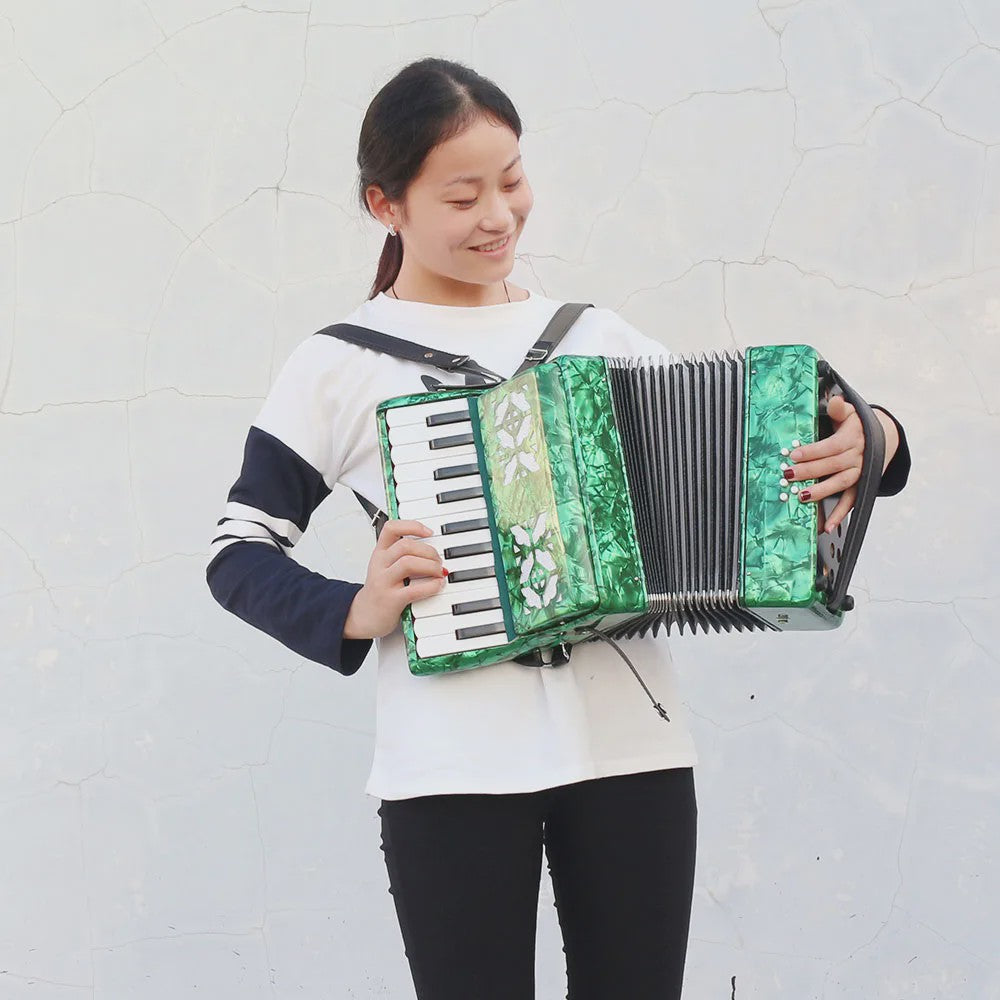 IRIN AR-80 Accordeon - 22 Toetsen, 8 Bassen - Professioneel Instrument