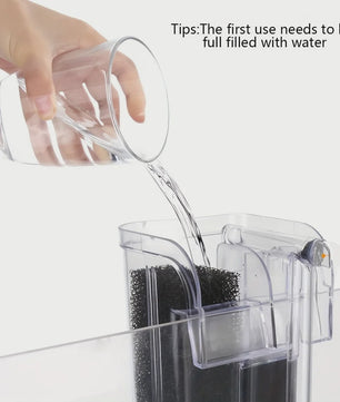 Compacte Hangende Aquarium Filter met USB Voeding - Ideaal voor Aquaria tot 30cm