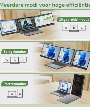 Blackview DCM8 Pro Triple Laptop Screen Extender - 15.3" FHD IPS Uitbreiding