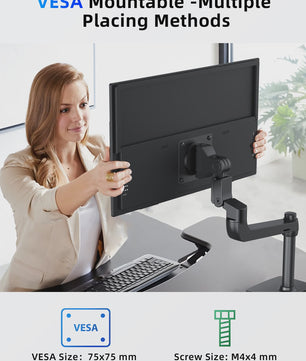 Amoudo 23.8" Full HD IPS Draagbare Monitor met VESA & Standaard