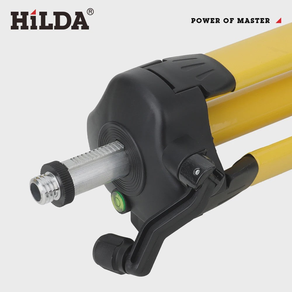 Hilda Laserwaterpas Statief 1.2M - Verstelbaar Hoogte & 5/8" Schroefdraad - Robuust Ferroalloy
