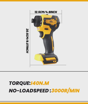 LYUWO 21V Accu Schroefmachine Borstelloos - Krachtige Klopboormachine met LED Licht