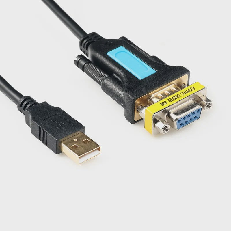 USB naar RS232 Serieel Kabel DB9 Female - 2 Meter