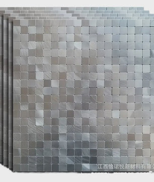 Zelfklevende Aluminium Mozaïektegels - Waterdicht & Oliebestendig - Keuken & Badkamer Backsplash