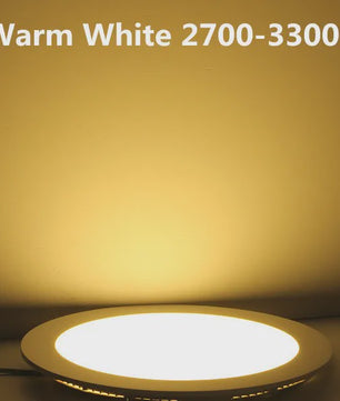 Ultra Dunne LED Panel Downlighter - Rond Verzonken Plafondlamp