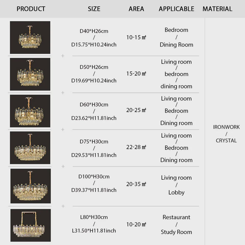 Luxe Gouden Kristallen Plafondlamp LED - 3 Kleuren Dimbaar - Hanglamp voor Eetkamer