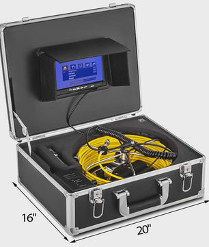 Professionele Riool Inspectie Camera met 7" Monitor & DVR Opname