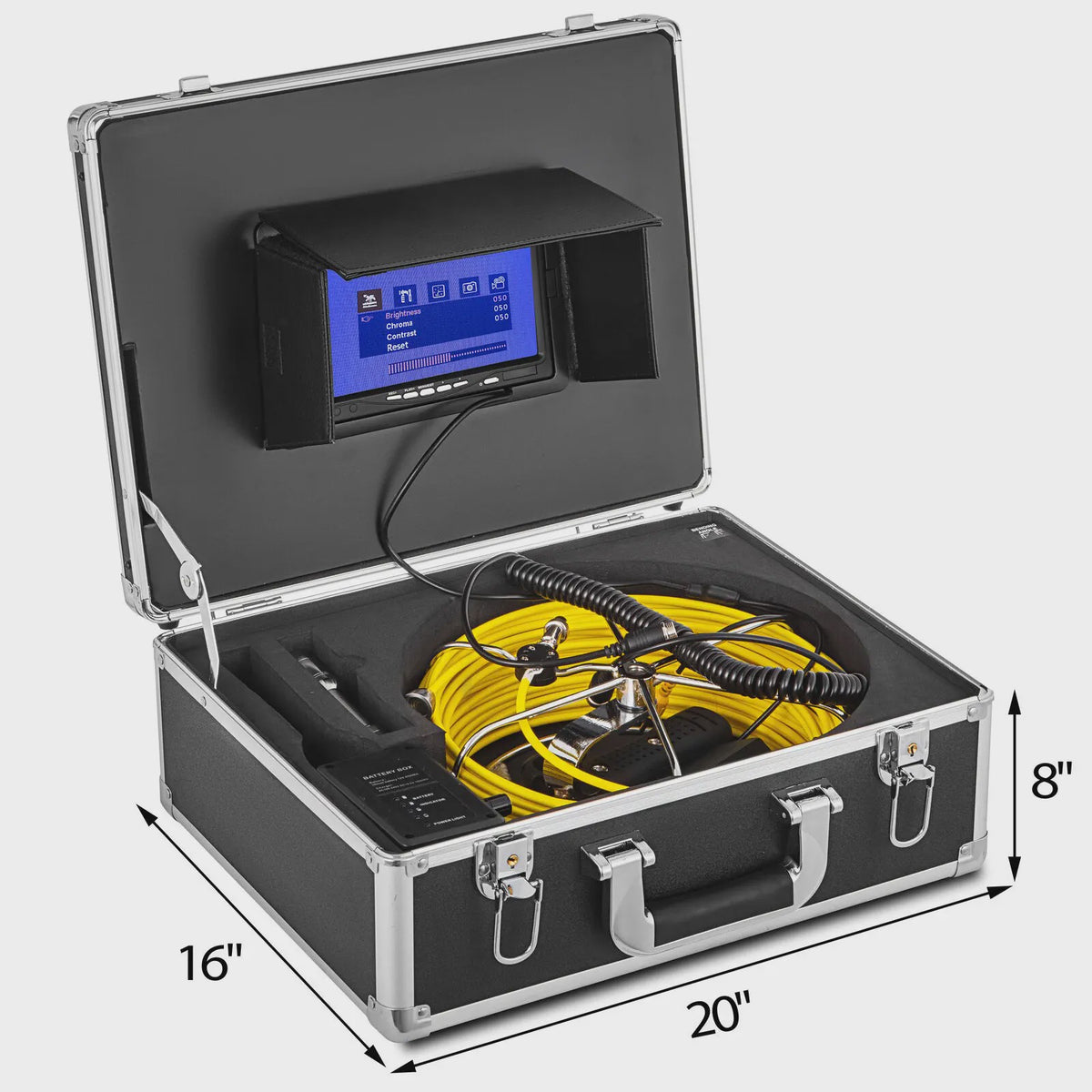 Professionele Riool Inspectie Camera met 7" Monitor & DVR Opname